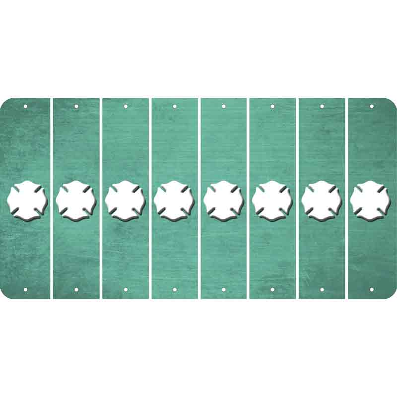 Mint Oil Rubbed Cut Fun Strips (Set of 8) MALTESE CROSS