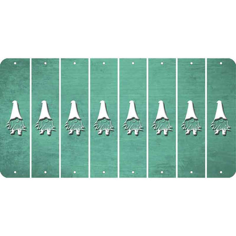 Mint Oil Rubbed Cut Fun Strips (Set of 8) GNOME