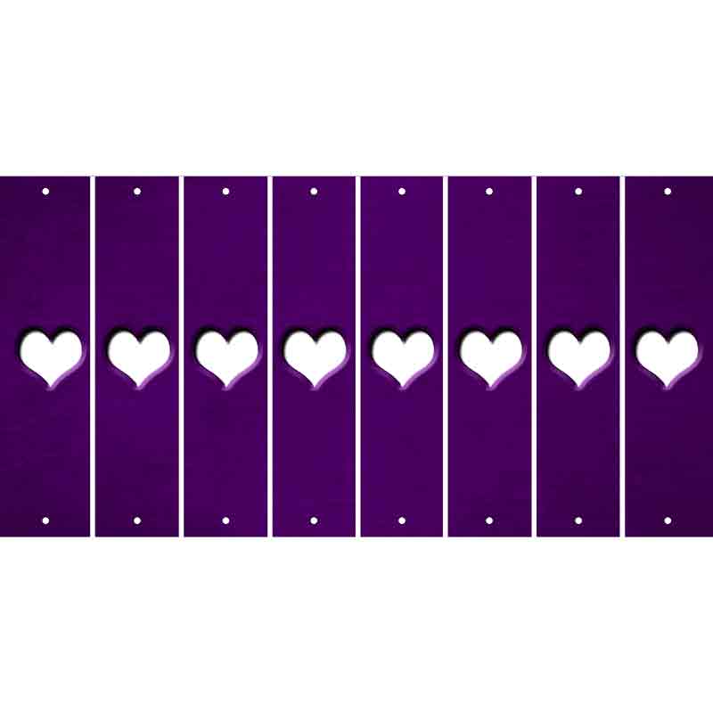 Purple Oil Rubbed Cut Fun Strips (Set of 8) ?