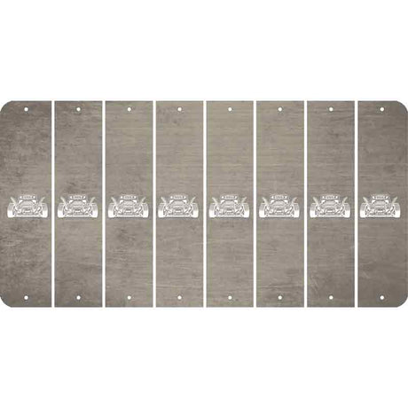 Tan Oil Rubbed Cut Fun Strips (Set of 8) HOT ROD