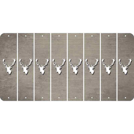 Tan Oil Rubbed Cut Fun Strips (Set of 8) ELK