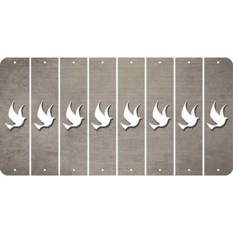 Tan Oil Rubbed Cut Fun Strips (Set of 8) DOVE