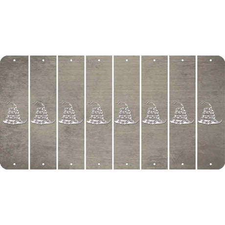 Tan Oil Rubbed Cut Fun Strips (Set of 8) GADSDEN SNAKE
