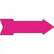 Pink Novelty Metal Arrow Sign 17" x 5" (A)