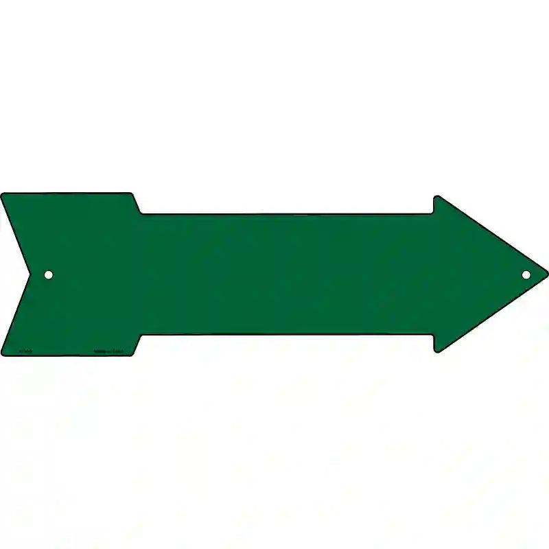 Green Novelty Metal Arrow Sign 17" x 5" (A)