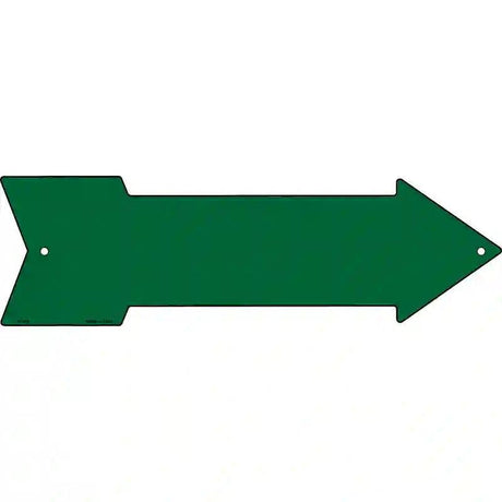 Green Novelty Metal Arrow Sign 17" x 5" (A)