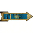 New Hampshire Novelty Metal Arrow Sign 17" x 5" (A)