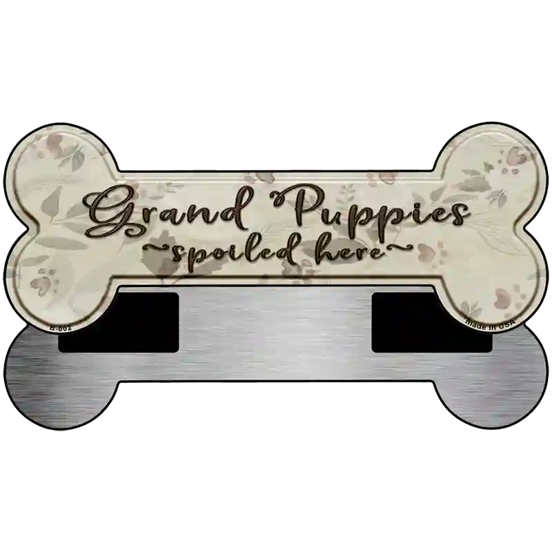 Grand Puppies Novelty Bone Magnet B-002