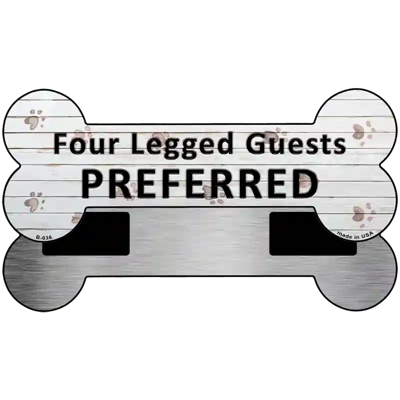 4 Legged Guests Preferred Novelty Bone Magnet B-036