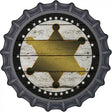 Sheriff Star Novelty Metal Bottle Cap Sign BC-1345