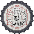 I Love My Bloodhound Novelty Metal Bottle Cap Sign