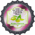 Make Margaritas Pink Novelty Metal Bottle Cap Sign