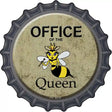 Office of the Queen Novelty Metal Bottle Cap Sign BC-166