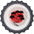 Bonsai & Rising Sun Novelty Metal Bottle Cap Sign BC-2067