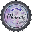 Mermaid Zone Novelty Metal Bottle Cap Sign BC-886