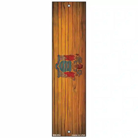 New Jersey Flag Novelty Metal Bookmark BM-054