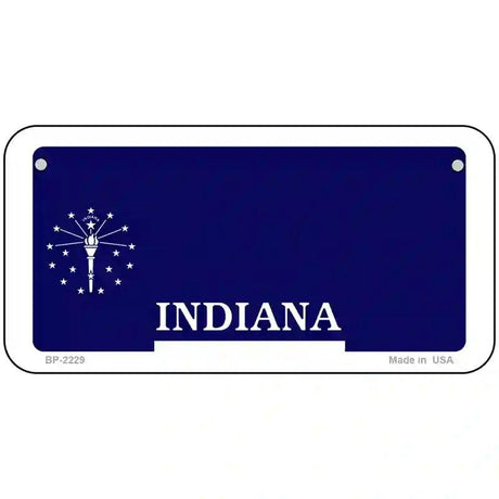Indiana Novelty State Blank Metal License Plate 6" x 3" (BP)