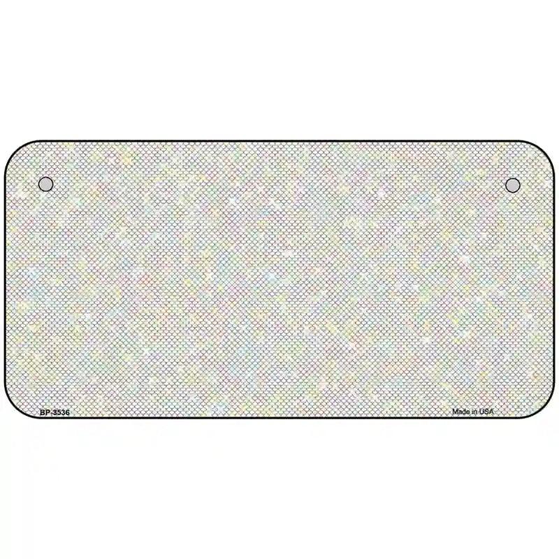 Fish Scale Metal Novelty License Plate 6" x 3" (BP)