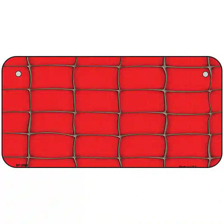 Web Red Metal Novelty License Plate 6" x 3" (BP)
