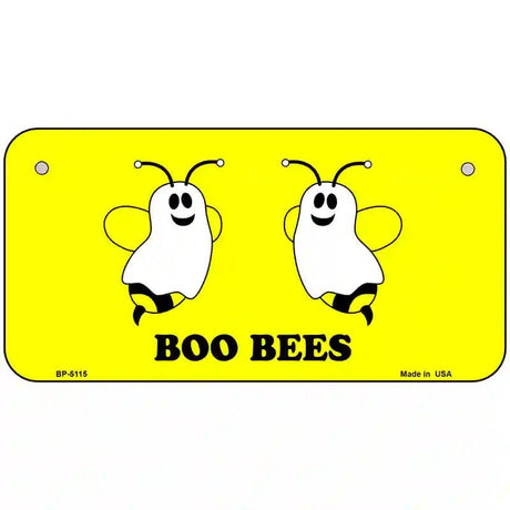 Boo Bees Metal Novelty License Plate 6" x 3" (BP)