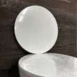 BULK-C-000 White Dye Sublimation 12" Novelty Metal Circular Sign 100pc