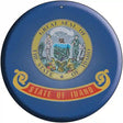 Idaho State Flag Metal Circular Sign 12" (C)