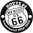 New Mexico Route 66 Centennial Novelty Metal Circle Sign 12" (C)