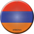 Armenia Novelty Metal Circular Sign 12" (C)