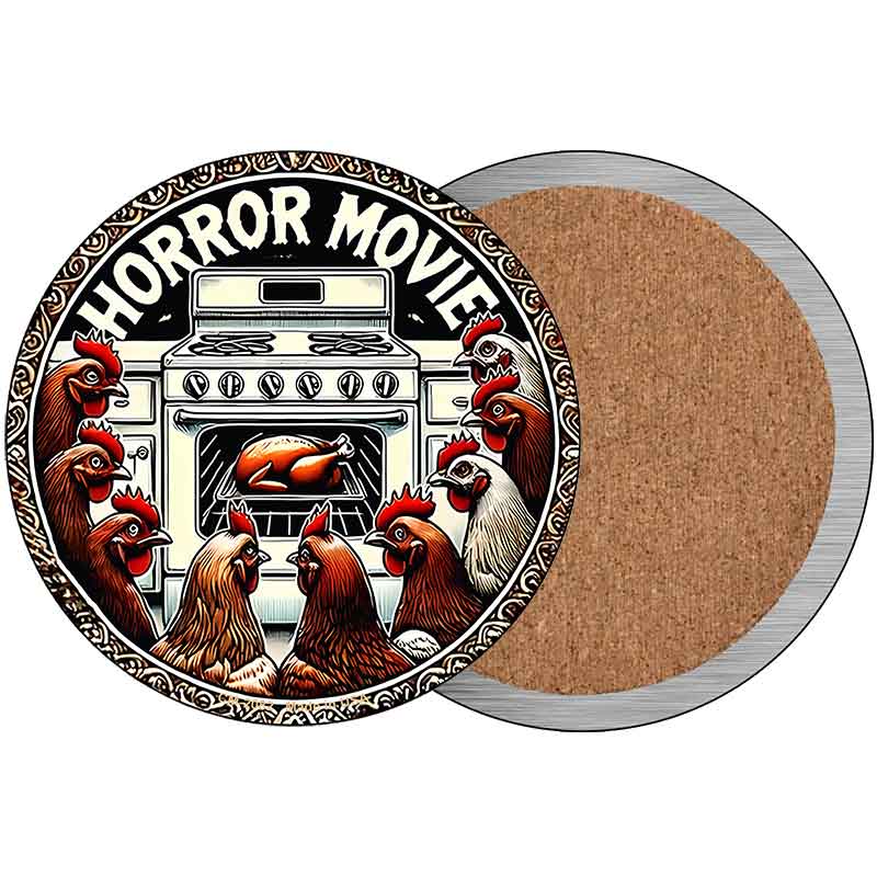 Horror Movie Novelty Circle Coaster Set of 4 CC-2082