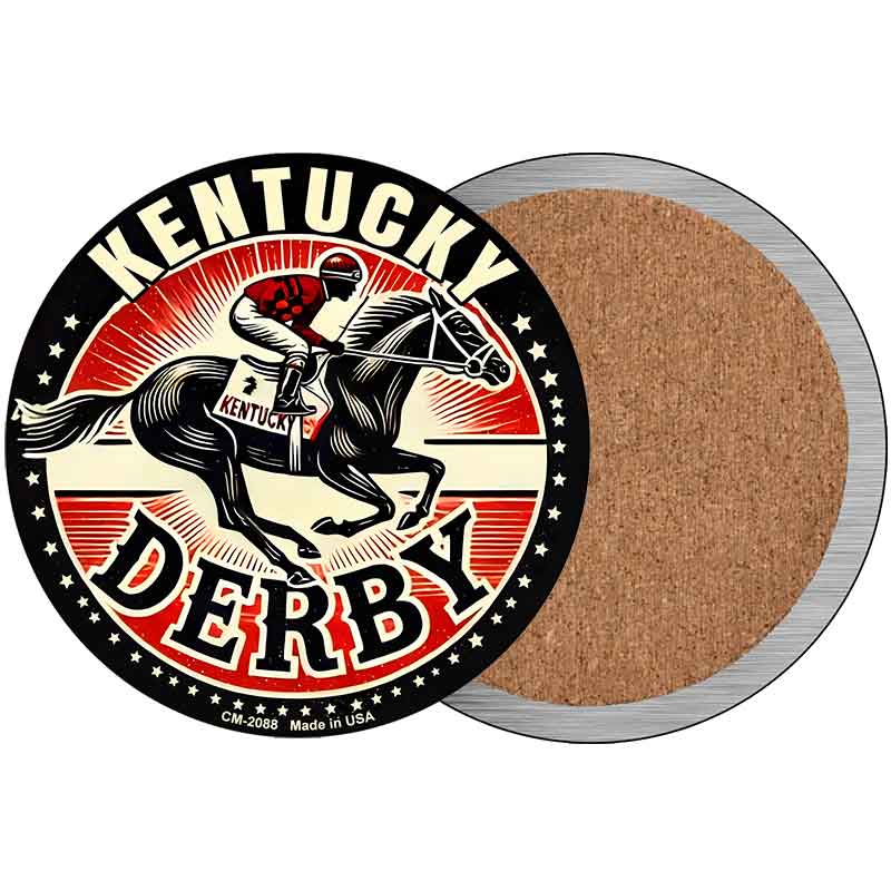 Kentucky Derby Novelty Metal Circular Sign C-2088