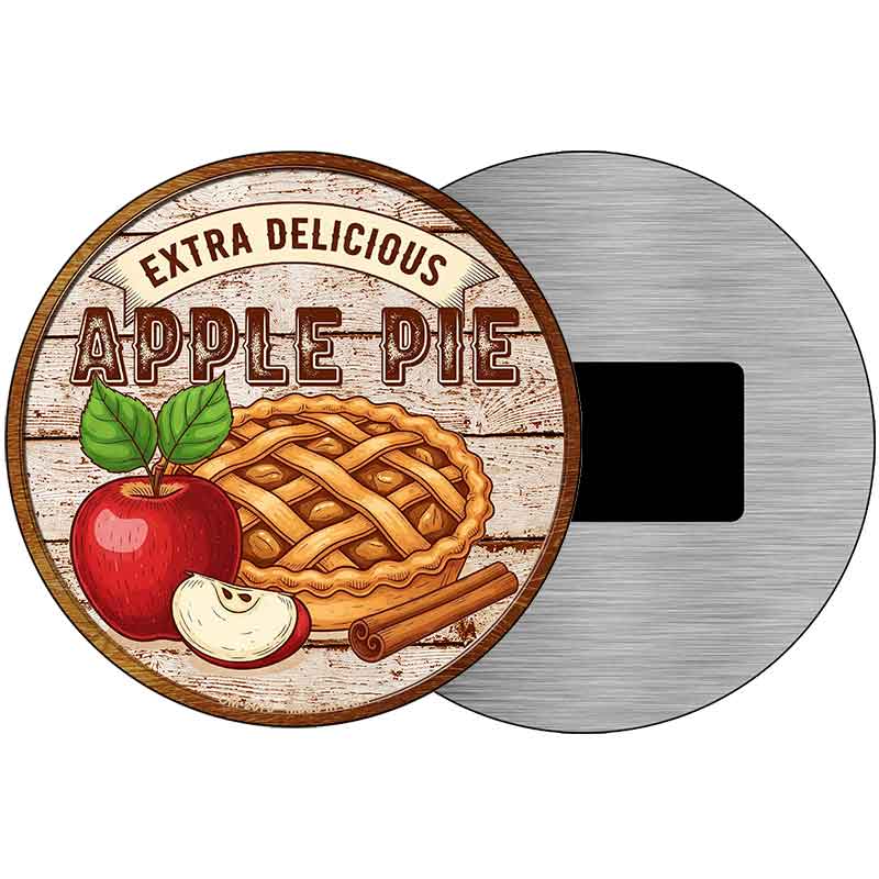 Apple Pie Novelty Metal Circular Sign C-2078