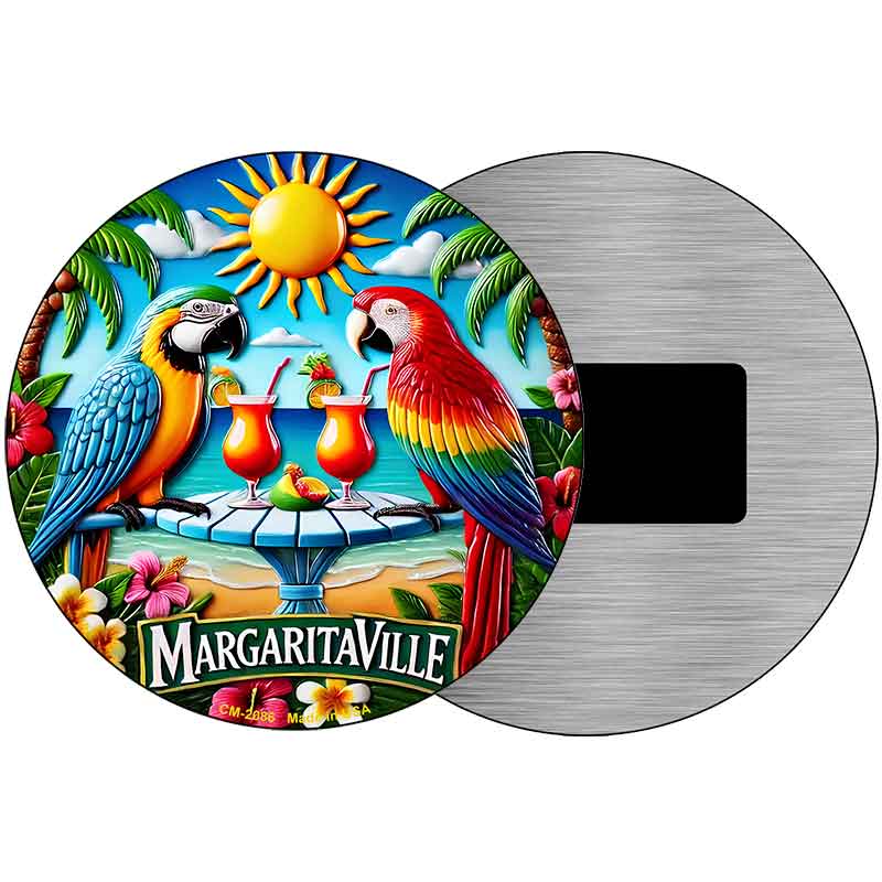 Margaritaville Novelty Metal Circular Sign C-2086