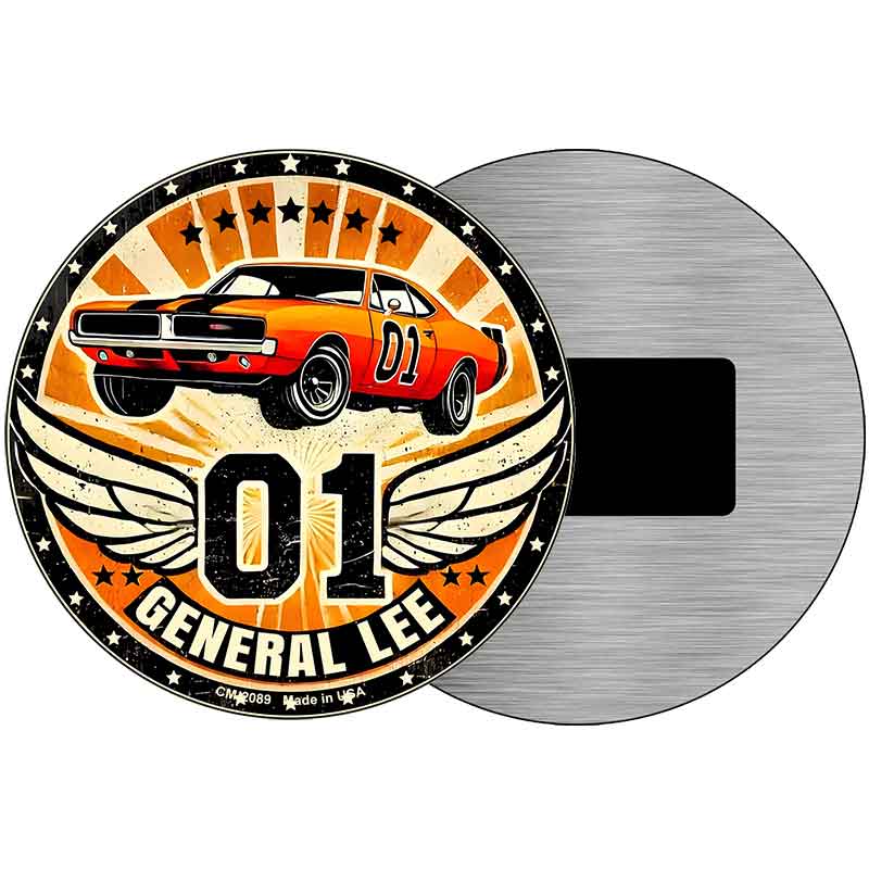 01 General Lee Novelty Metal Circular Sign C-2089