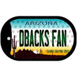 Dbacks Fan Arizona Novelty Metal Dog Tag Necklace DT-10814