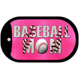 Baseball Mom Novelty Metal Dog Tag Necklace DT-1174