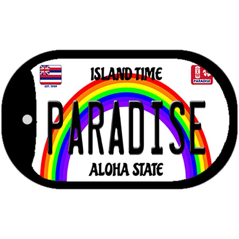 Paradise Novelty Metal Dog Tag Necklace DT-12596