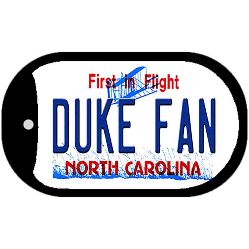 Duke Fan Novelty Metal Dog Tag Necklace DT-12930