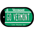 Go Vermont Novelty Metal Dog Tag Necklace DT-13074