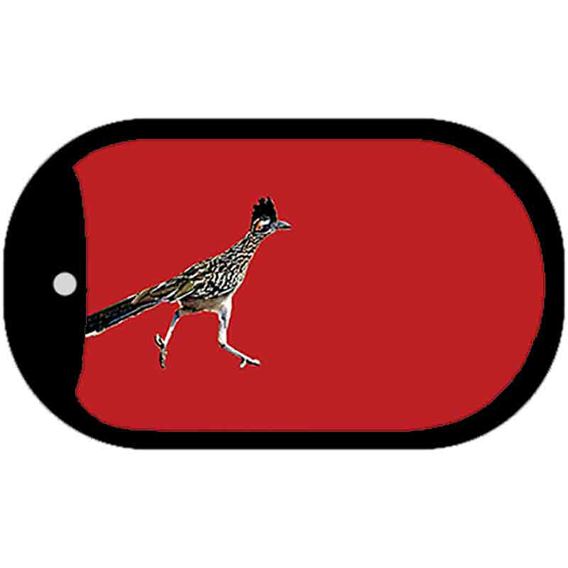 Roadrunner Offset Novelty Metal Dog Tag Necklace DT-1137