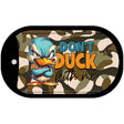 Dont Duck with Me Metal Novelty Dog Tag Necklace DT-14460