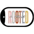 Rooted In Christ Metal Novelty Dog Tag Necklace DT-14481
