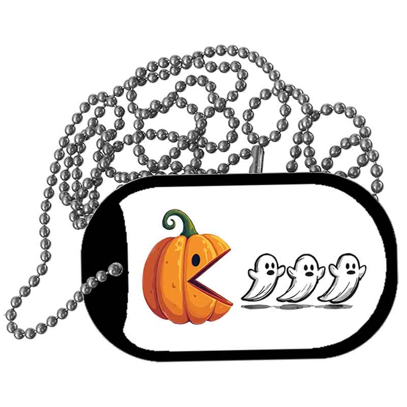 PUMK-MAN Metal Novelty Dog Tag Necklace DT-14545