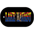 Lake Havasu Arizona State Flag Metal Novelty Dog Tag Necklace DT-1491
