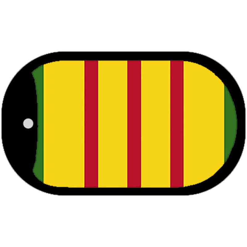 Vietnam Ribbon Novelty Metal Dog Tag Necklace DT-1859