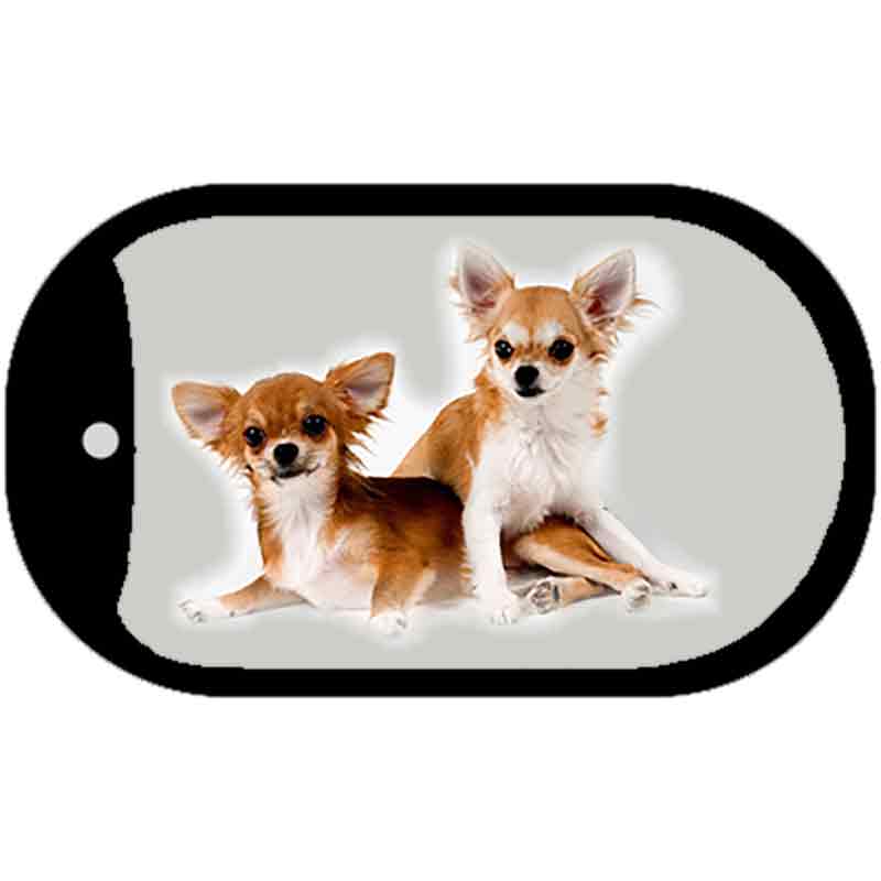 Chihuahua Novelty Metal Dog Tag Necklace DT-2163