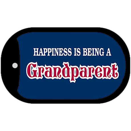 Happiness is Being Novelty Metal Dog Tag Necklace DT-268