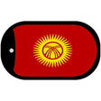 Kyrgyzstan Flag Metal Novelty Dog Tag Necklace DT-4045