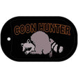 Coon Hunter Novelty Metal Dog Tag Necklace DT-4052