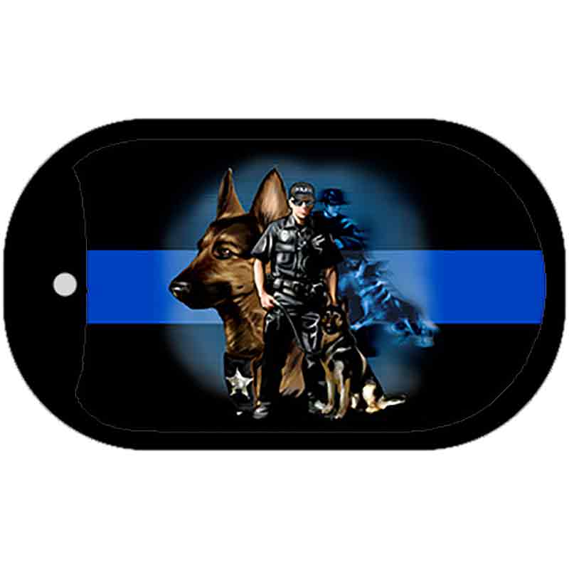 Police K9 Novelty Dog Tag Necklace DT-4217