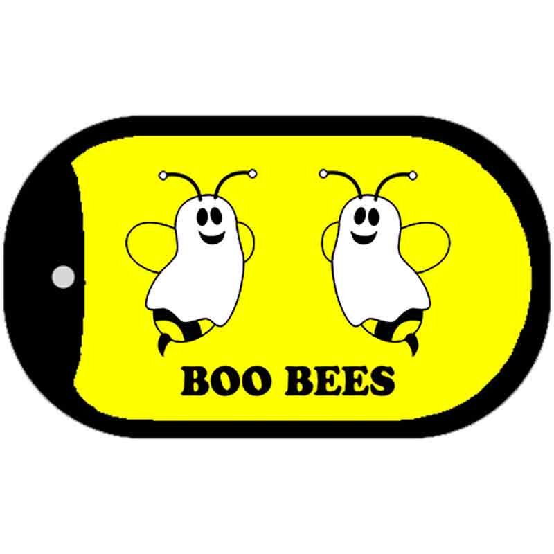 Boo Bees Novelty Metal Dog Tag Necklace DT-5115